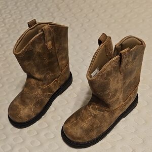 Brown Kids Boots